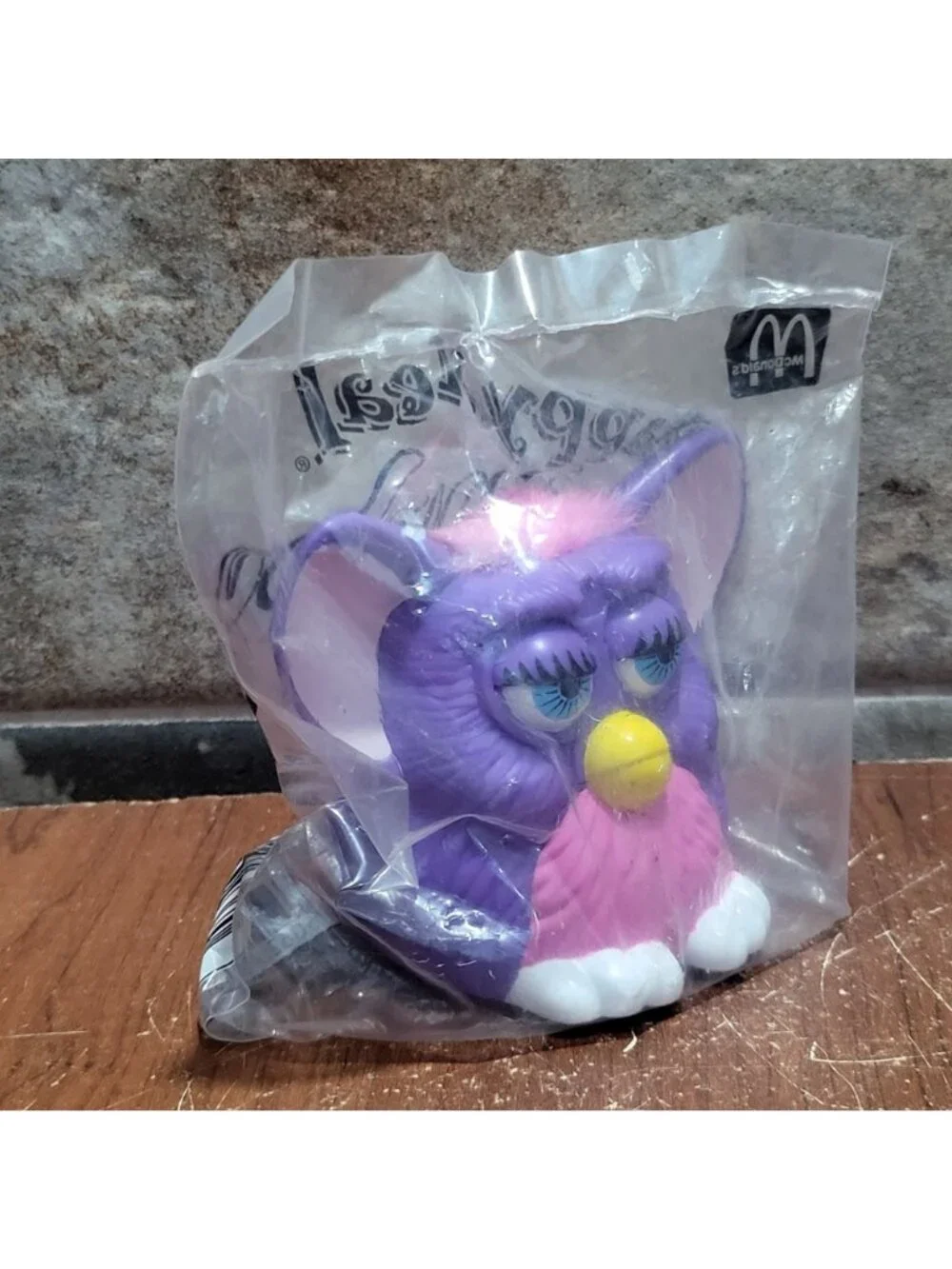 McDonalds Happy Meal Purple Pink Furby 1998 Sealed Original Plastic Packaging